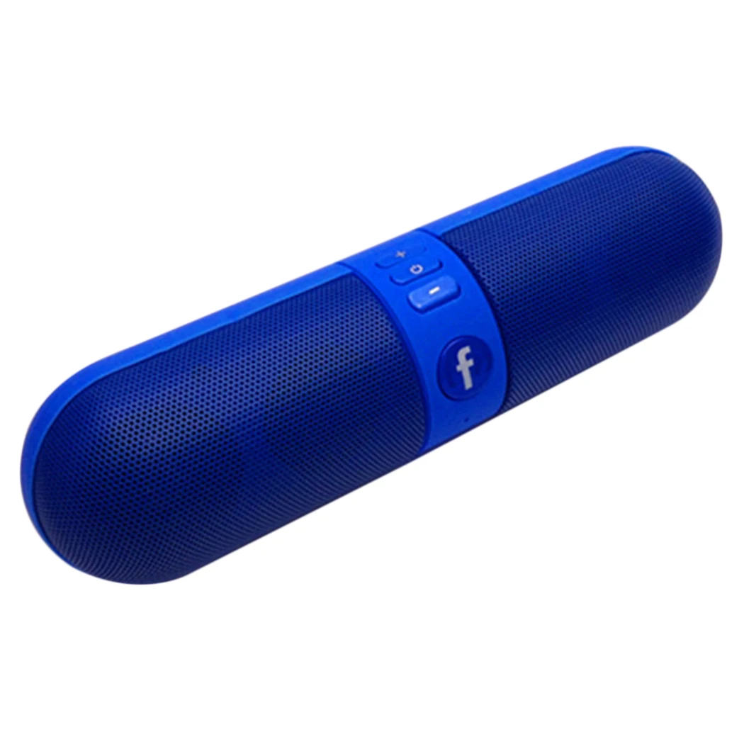 Outdoor Pill Shape Bluetooth Speaker Wireless Portable Audio Stereo Bass FM Radio Supports Built-in Microphone Loudspeaker | Электроника
