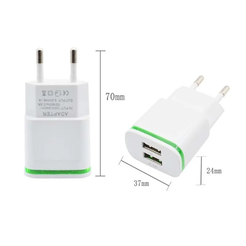 USB C 3,1 быстрое зарядное устройство USB+ 5 В 2.1A светодиодный usb зарядное устройство для Oneplus 6 5t Meiigoo S8 M1 Zopo speed 8/UMI Super/Ulefone Future