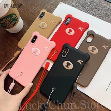 EVLARUBY милый 3D мультяшный чехол для телефона для iphone 8 7 plus xs чехол силиконовый чехол для телефона для iphone 6 6s 7 8 Plus X XS милый мультяшный