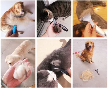 Pet Hair shedding Comb Pet Dog Cat Brush Grooming Tool Furmins Hair Removal Comb For