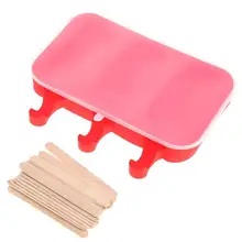 

Silicone Ice Cream Mold Popsicle Maker Oval Cake Chocolate Mould Ice Tray Cube Ice Lolly Maker Holder Kitchen Tool