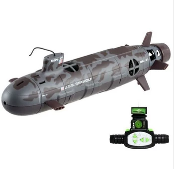 

Omnibearing remote control Seawolf upgrade version RC Big submarine 6-Channel 35cm RC Nuclear power Submarine kids toy