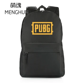 

new designed game fans backpack PUBG player unknown's battlegrounds game concept nylon high capacity big backpack school bags