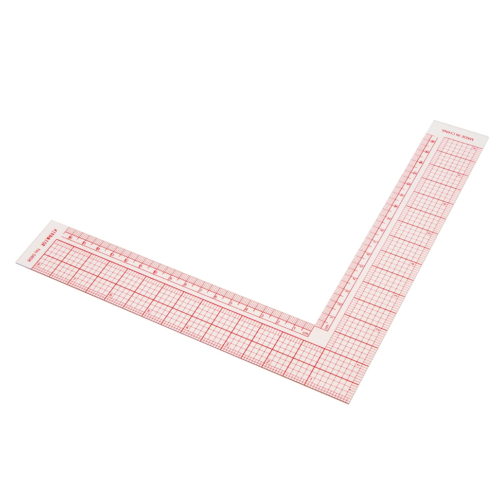 L Square Quilting Ruler 90 Degree Ruler Garment Pattern Dress Making Ruler