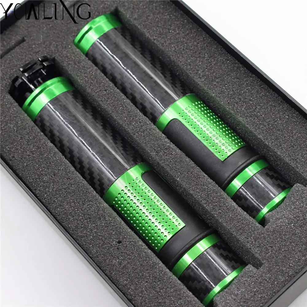 

Motorcycle handlebar grips 7/8" Aluminum handle bar grips ends For Kawasaki Z800 Z1000 Z250 Z750 250R 300R Z1000SX Z650 Z125 ZX6