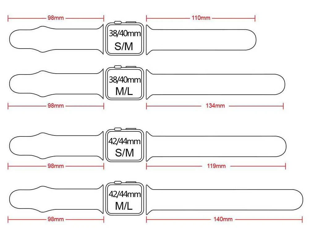 Мягкие часы ремешок для apple watch band 44 мм 40 мм ремешок для часов аpple watch iWatch 4/3/2/1, 42 мм, 38 мм, ремешок для часов запасной браслет ремешок