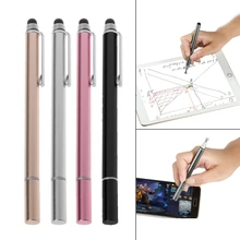 Стилус ручка для емкостного экрана сенсорная ручка для ipad сенсорная ручка двойной конец сенсорная ручка