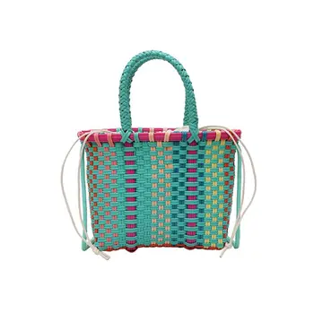 

Mini Weaving Crossbody Bag For WoMan Fashion Small Messenger Shoulder Ladies Simple Handbags Summer Travel Bags