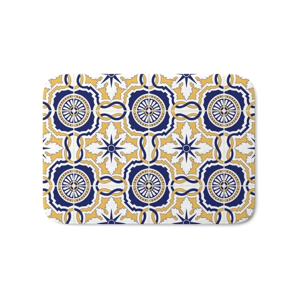 

Creative Portuguese Tiles Doormat Bedroom Living Room Decoration Mat Entrance Indoor Floor Mat Non-slip Doormat Rug