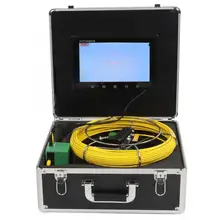 100-240V труба инспекция видео камера 1" lcd 6LED 20M кабель канализационная система инспекции