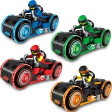 

Ninjagoed Ideas Tron Maste Legacy Light Cycles Motorcycles Building Blocks Sets Bricks Kids Toys Compatible Legoings Ninja Movie