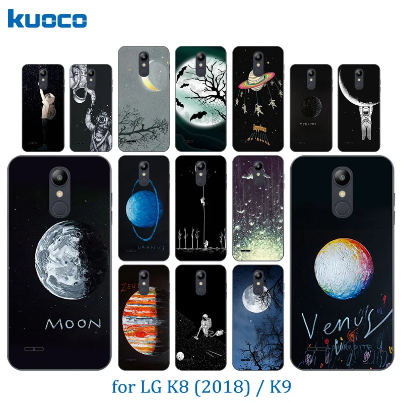 5 0 дюйма для LG K9/K8 2018 задняя крышка Роскошные ТПУ чехлы телефонов с рисунком