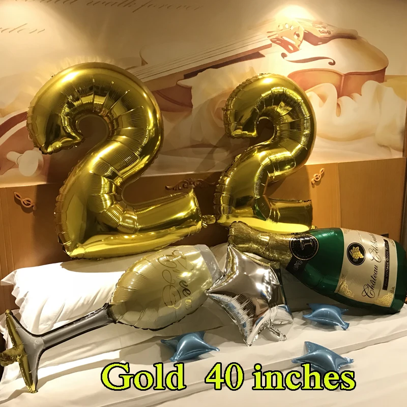 gold colors-40inches number