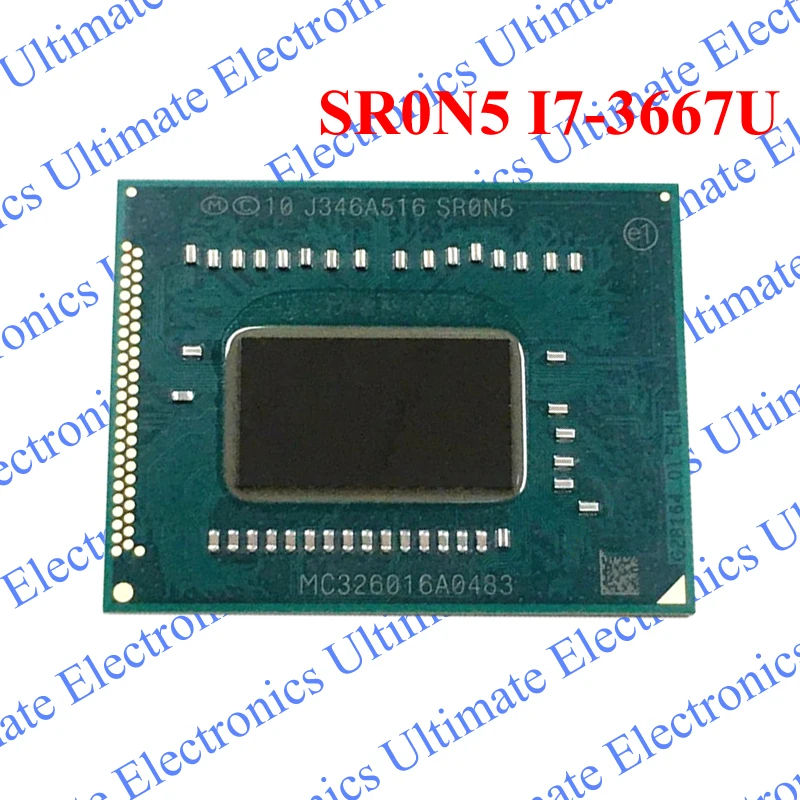 

ELECYINGFO Used SR0N5 I7-3667U SR0N5 I7 3667U BGA chip tested 100% work and good quality