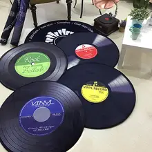 Нескользящая круглая 3D виниловая запись напечатанный ковер для стул для гостиной Декор для пола Коврик для спальни