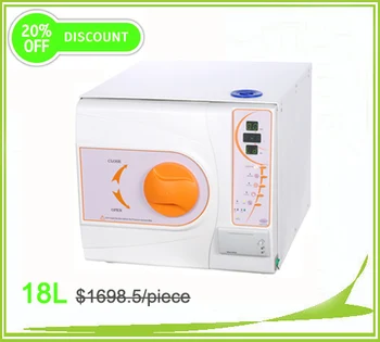 

Class B 18L Vacuum Steam Dental Autoclave Sterilizer WITH PRINTER FREE SHIPPING