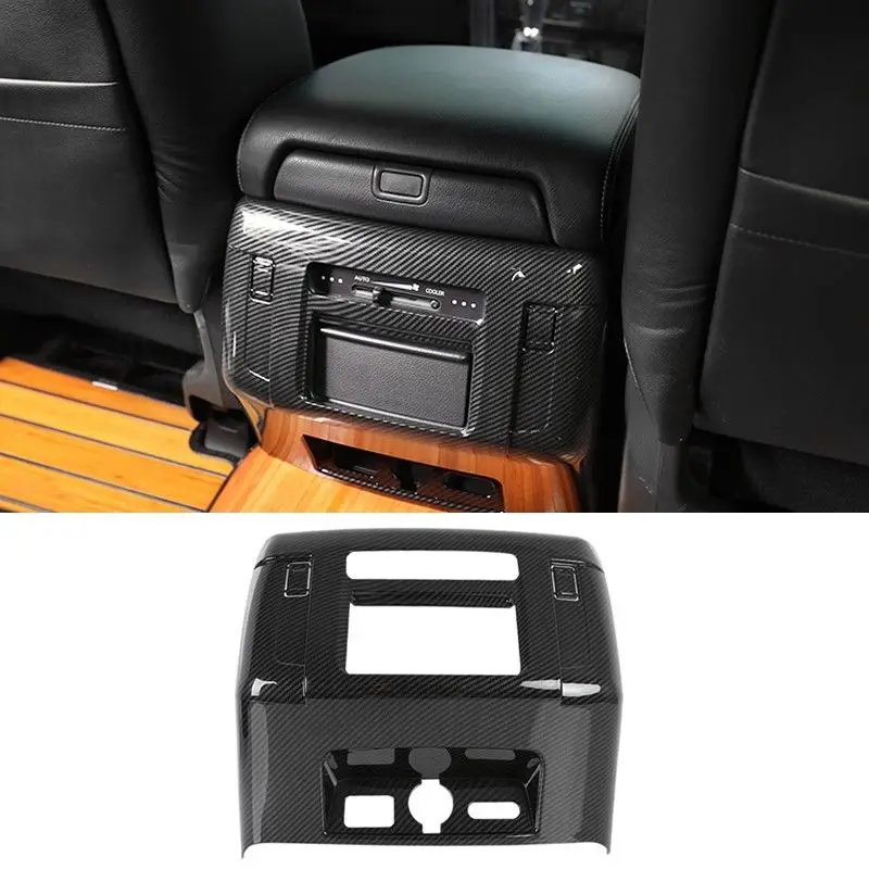 ABS Rear Armrest Box Air Vent Outlet Cover Trim For Nissan Patrol Y62