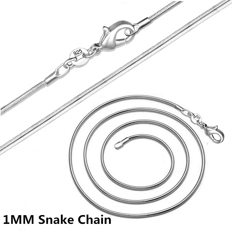 

Hot Sale High Quality 1MM Slive plating Cooper Snake Chain DIY Findings Claviculate Accessories Sweater Chain