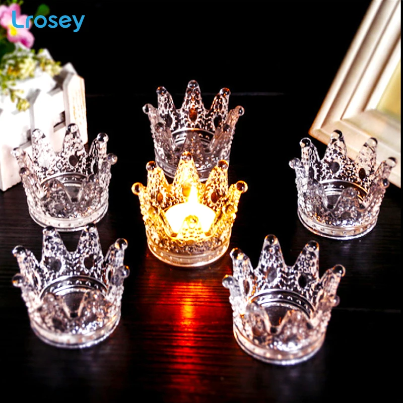 

birthday candle holders home decoration accessories DIY dinner table centerpieces crystal glass decorative candlestick wedding