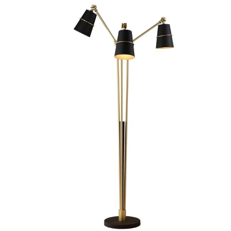 Post Modern Angle Adjustable Three Arms 2 Colors Floor Lamps With