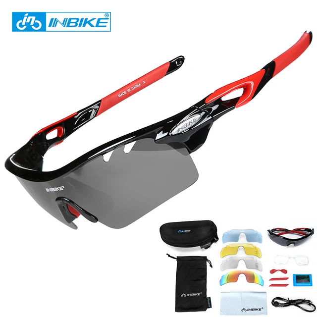 US $13.15 INBIKE Polarized Cycling Bike Sun Glasses Outdoor Sports Bicycle Bike Sunglasses TR90 Goggles Eyewe