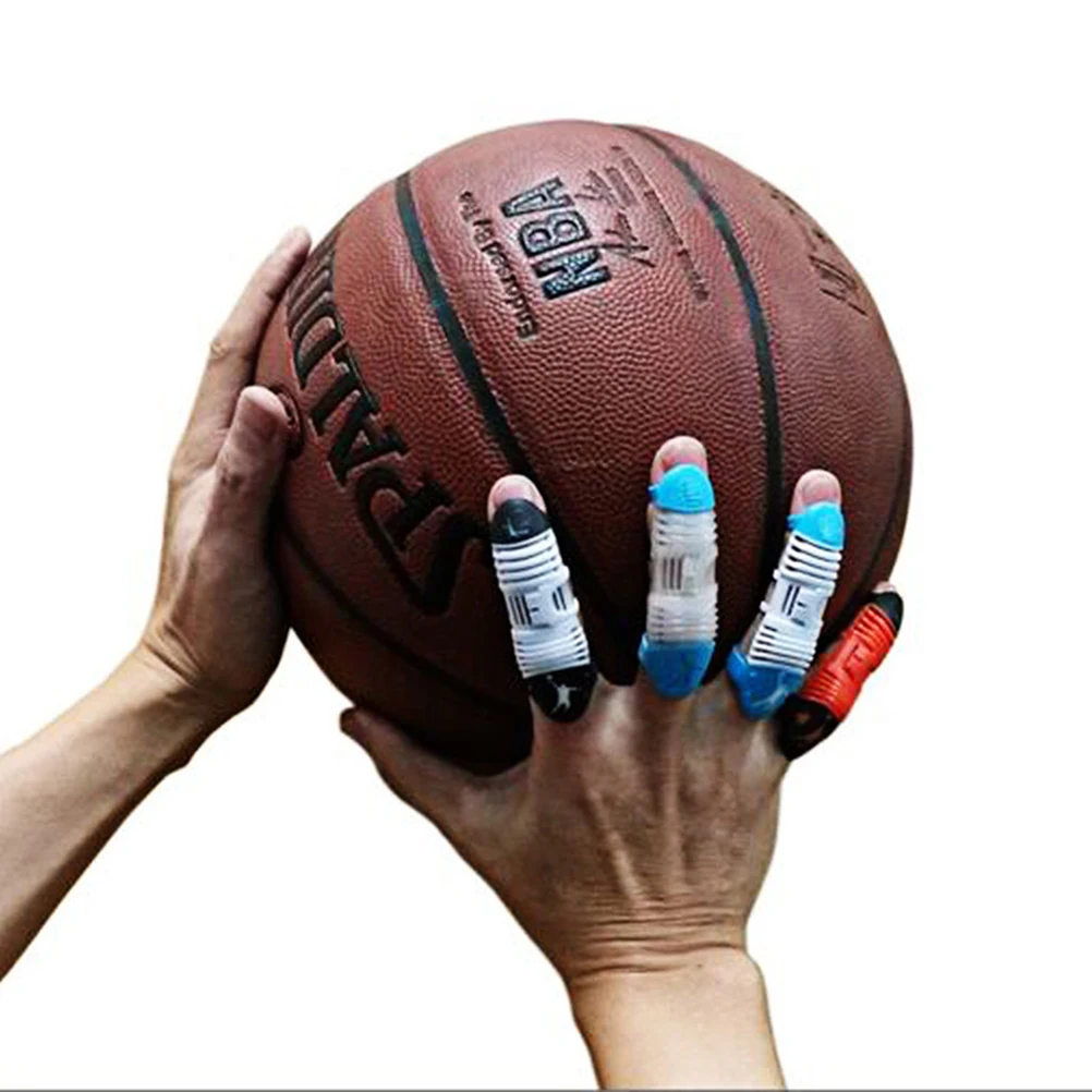Flexible Finger Protector Ärmel Fitness Übung Baseball Volleyball L 