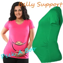 European American Summer Apparel Pregnant Tops for Pregnancy Women Plus Size font b Maternity b font