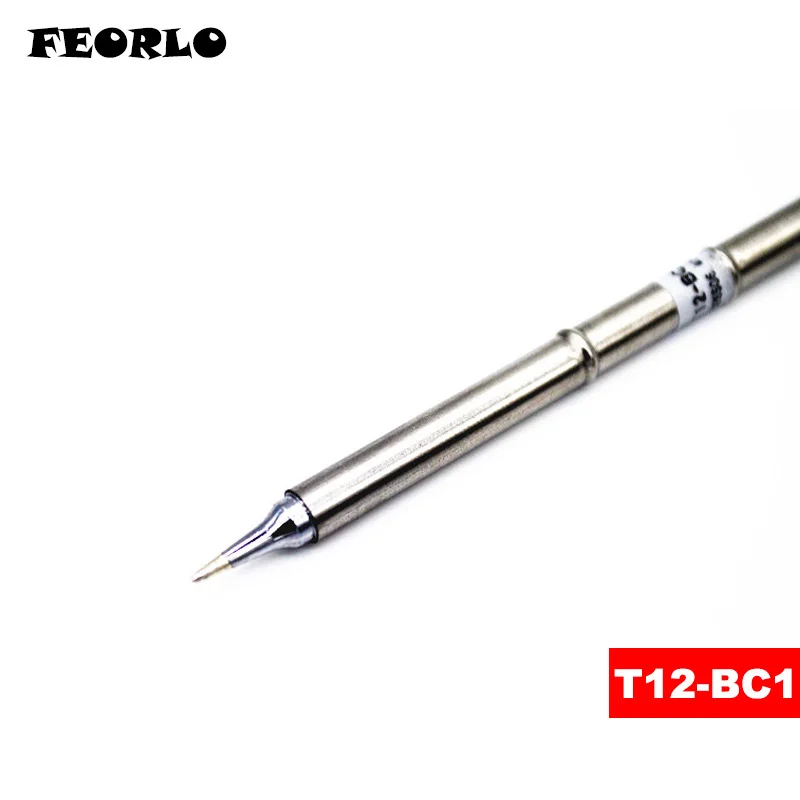 Feorlo 4 шт. T12-C4 T12-BC1 T12-C1 T12-D12 жало паяльника T12 серии для Hakko FX-950/FX-951