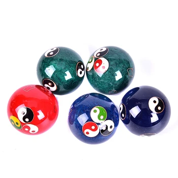 

Chinese Health Balls hand finger Exercise Stress Relief Baoding Balls Red/Blue/Green Relaxation Therapy Massage Handballs