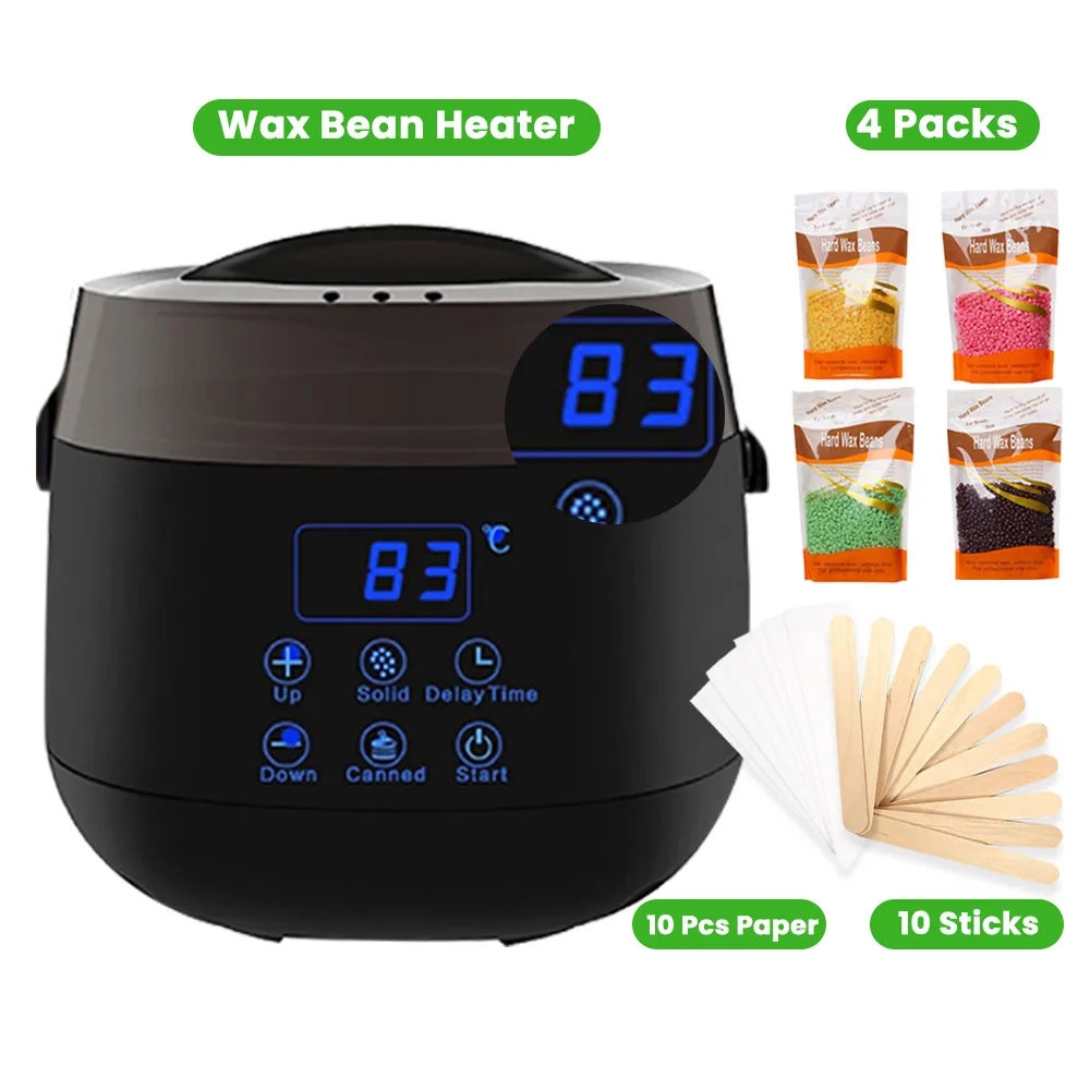 

Professional Warmer Wax Heater Mini SPA Hand Epilator Feet Paraffin Wax Rechargeable Machine Body Depilatory Hair Removal Tool