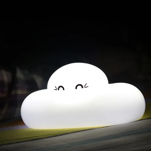 Creative Cartoon Cloud Night Light Adorable Children Lamp Creative Cartoon Cloud Night Light Adorable Children Lamp Usb Rechargeable Touch Sensor Dream