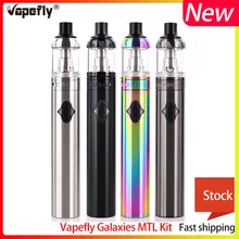 Vape kit Vapefly Galaxies MTL Kit 1400mah &1.8ml Tank Atomizer 9 levels Airflow MTL E cigarette vape pen Kit vs justfog Q16 Kit galaxies