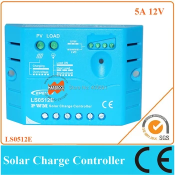 

5A 12V solar controller for small solar home system, high efficient series PWM charging to increase battery lifetime