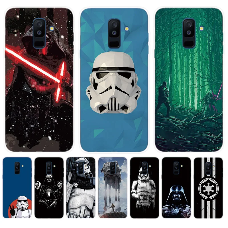 

Star Wars Silicone Case For Samsung Galaxy A6 A8 Plus A5 A7 2018 A3 2017 2016 A6S A8S A9S A9 Star Pro lite TPU Cover Coque
