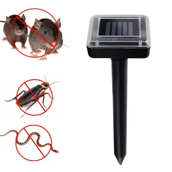 

Solar Power Animal Pest Control Ultrasonic Sonic Mouse Mole Pest Rodent Repeller Repellent Control for Garden Yard