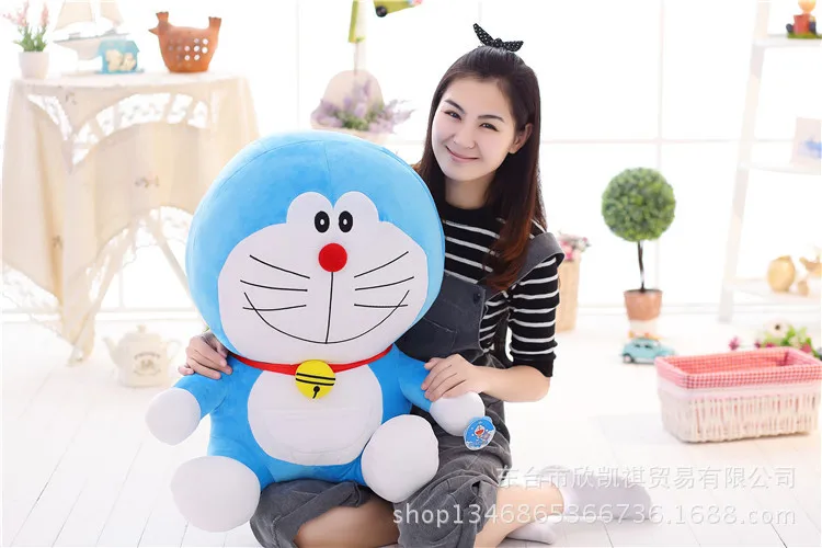 

anime cartoon smile Doraemon cat plush toy soft throw pillow , birthday gift w5388