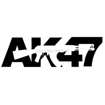 

10 x New Design AK47 Gun Auto Decals Cartoon Car Stickers Car Bumper Sticker Body Decal Creative Pattern Cartoon Car Vinyls