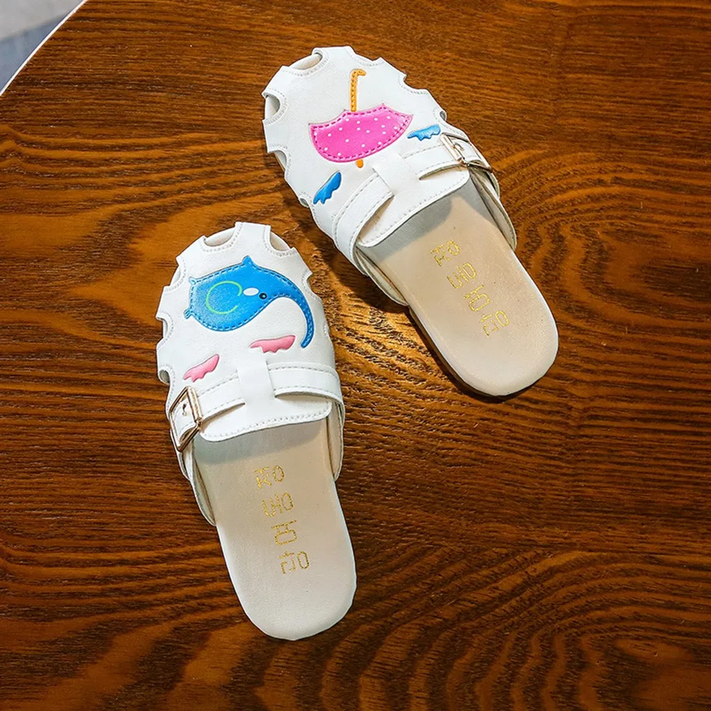 Детские ботинки для маленьких девочек и мальчиков; Милые Пляжные шлепанцы с героями мультфильмов; сандалии; водонепроницаемые дышащие сандалии для девочек