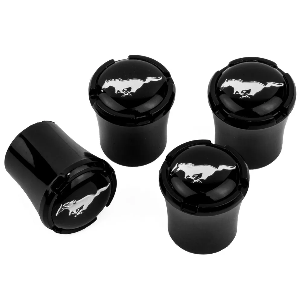 

Car Styling Wheel Tire Valve Stems Caps Cover for Mustang logo Focus 2 3 Mondeo Kuga Fiesta Escort Mustang V6 GT Explorer Edge