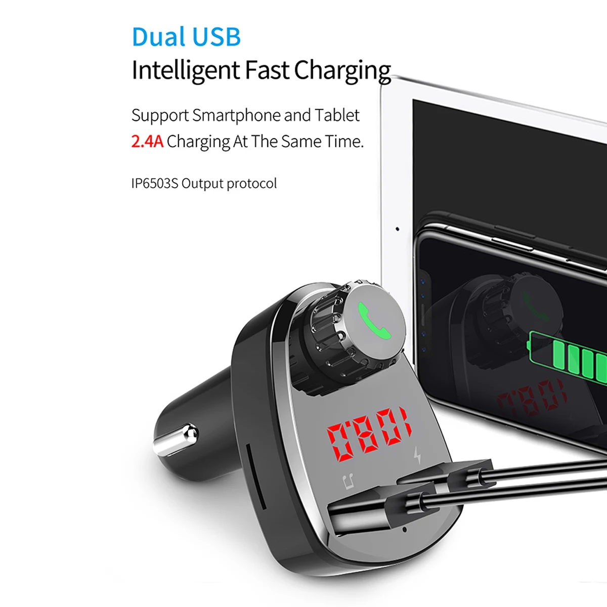G13 беспроводной автомобильный комплект Bluetooth MP3 музыкальный плеер громкой связи с