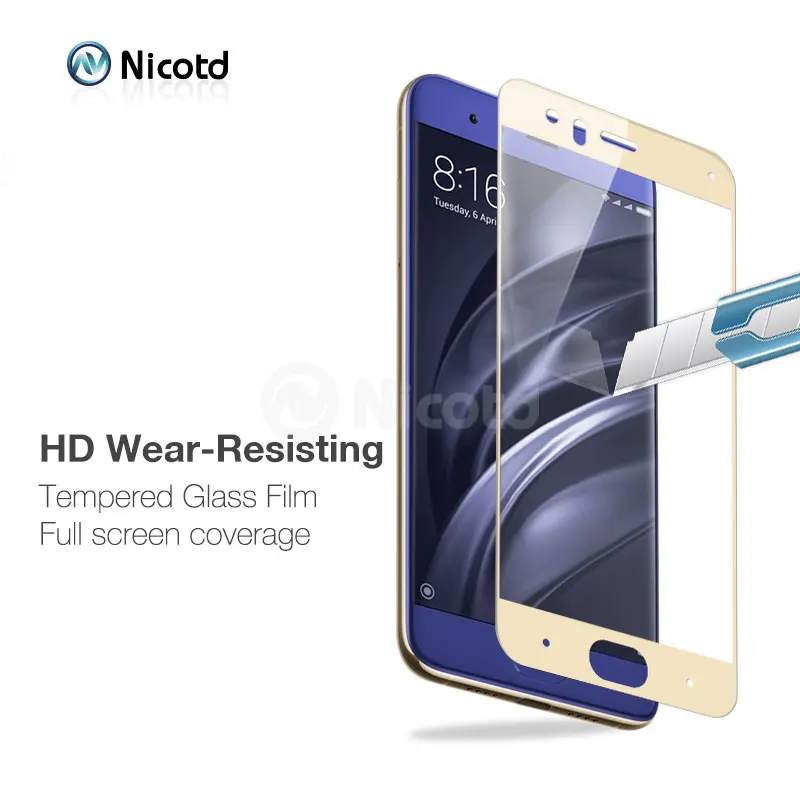 Full Coverage Tempered Glass for Xiaomi 6  (1)