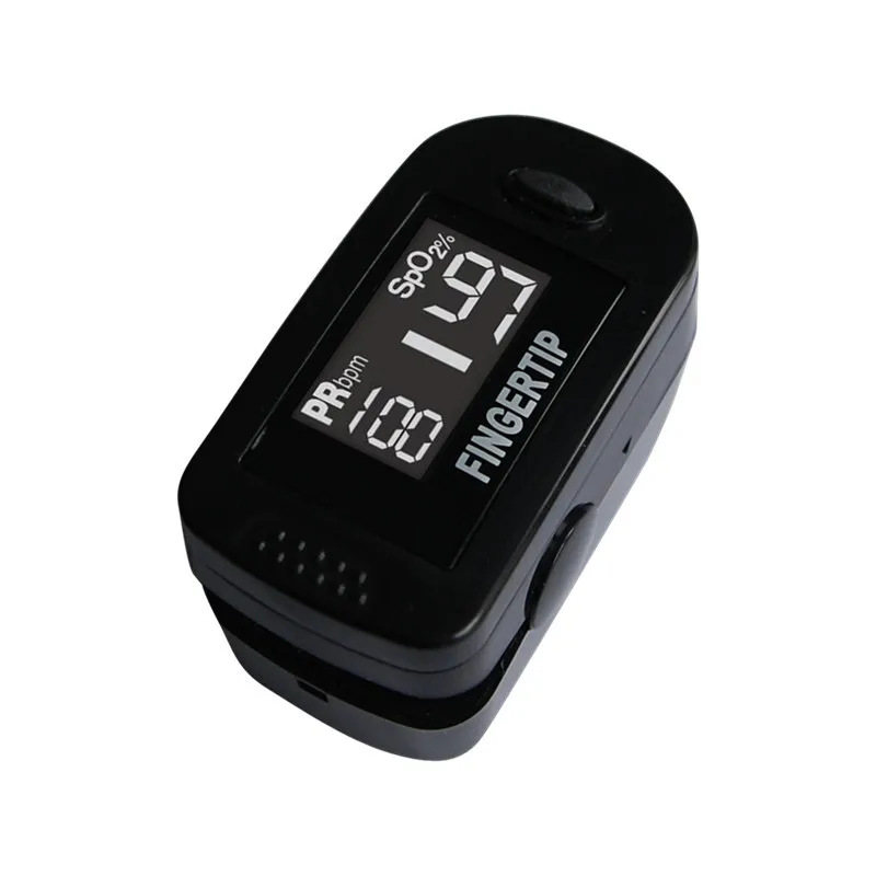 ChoiceMMed Black Finger Tip Pulse Oximeter Blood Oxygen SpO2 PR Heart