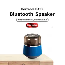 A18 аутентичный bluetooth динамик открытый портативный беспроводной акустическая система 6D стерео музыка объемный Поддержка TF карты fm-радио