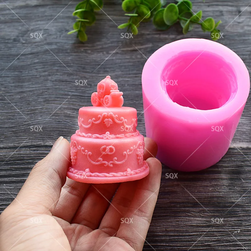 Three-layer Sugar Cake Mold Dessert Decorative Chocolate Diy Kitchen Baking Tools Accessories SQ17222 | Дом и сад