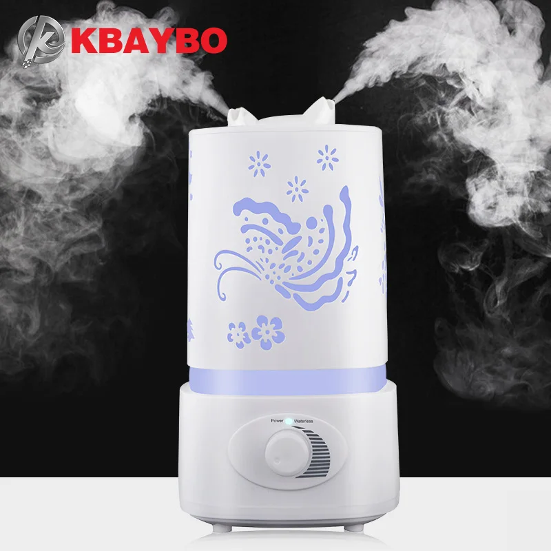 Air Humidifier Aroma Diffuser 7 Color LED With Carve Essential Oil Diffuser Mist Maker For Home
