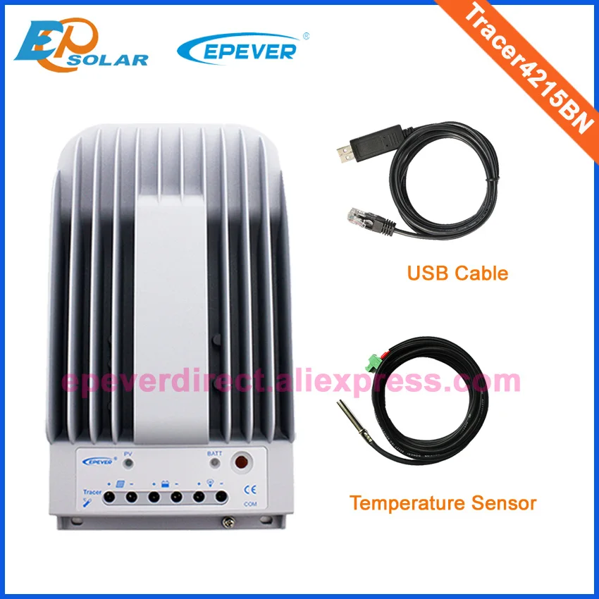 

Controller+USB cable 40A regulator+temperature sensor Tracer4215BN 40A 40amps EPEVER EPsolar High qulaity Factory Supply