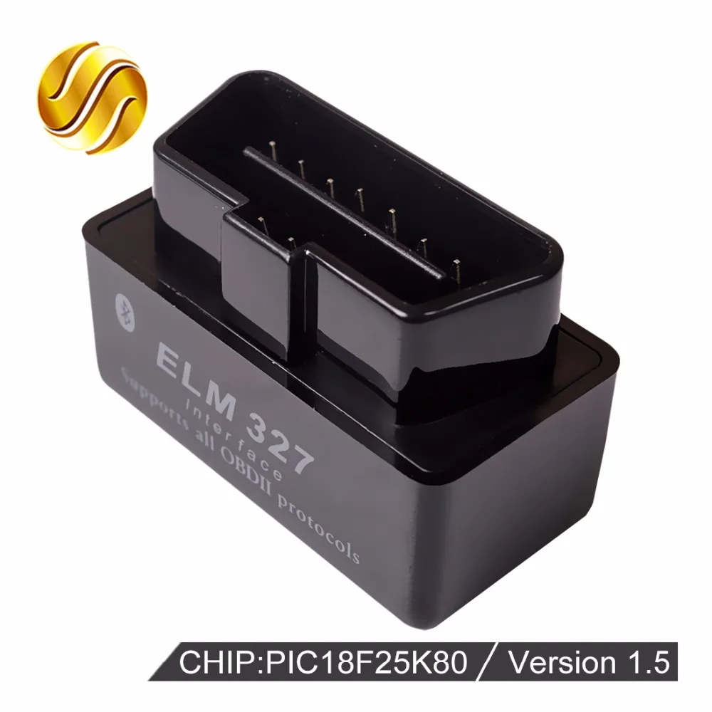 Prix pour V1.5 Super Bluetooth MINI ELM327 Noir OBD2/OBDII ELM 327 Version 1.5 De Voiture Code Scanner Prix pour V1.5 Super Bluetooth MINI ELM327 Noir OBD2/OBDII ELM 327 Version 1.5 De Voiture Code Scanner