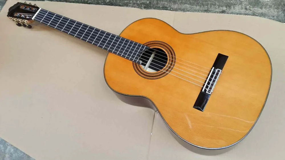 professional solid wood classic guitar-in Guitar from