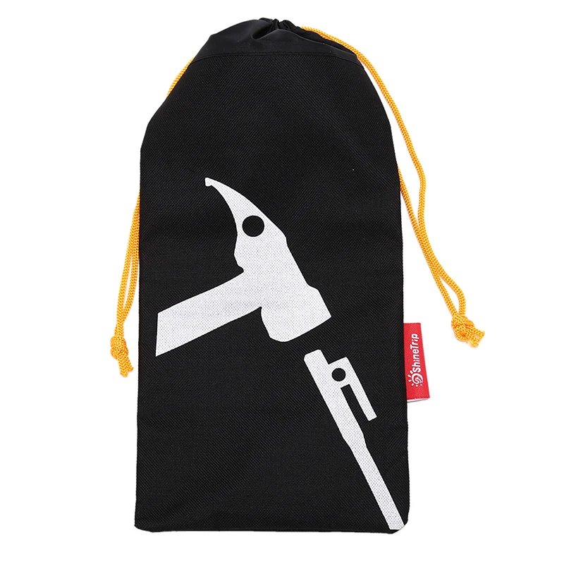 

Outdoor Camping Wind Rope Tent Pegs Nail Storage Bag Tent Accessories Hammer 1pc tent pegs bag