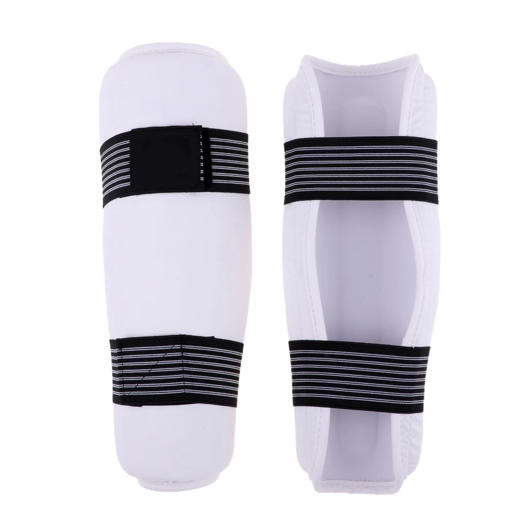 1 Pair Kickboxing Leg Guards Karate Training Boxing Shin Protector Protective Gear for Men Women Youth Size XS-XL
